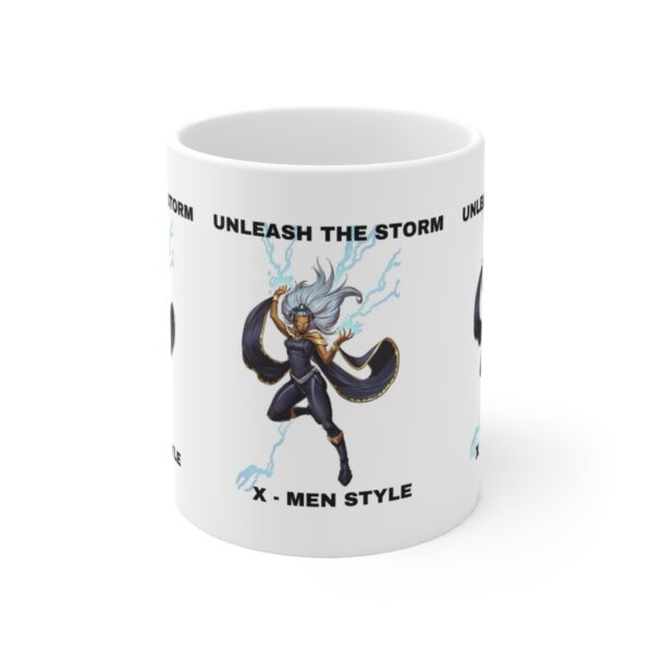 X Men Storm Super Hero Mug – White Ceramic Mug Cup 11 oz Gift - Image 2