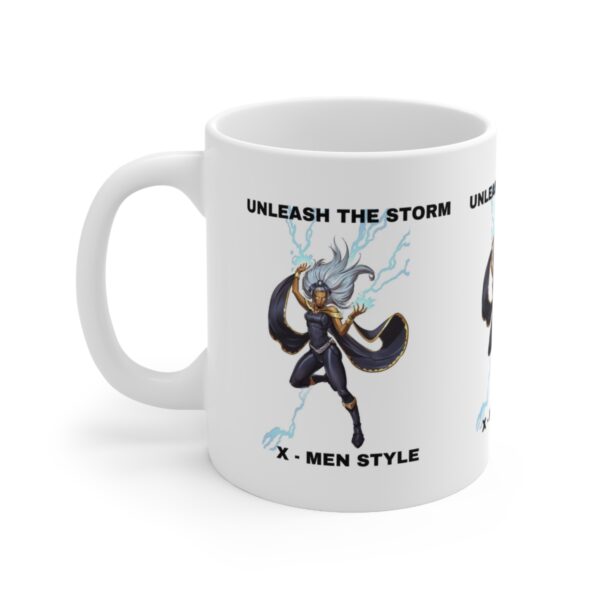 X Men Storm Super Hero Mug – White Ceramic Mug Cup 11 oz Gift - Image 3