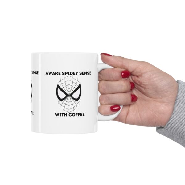 Spider Man Avengers Super Hero Mug – White Ceramic Mug Cup 11 oz Gift - Image 12