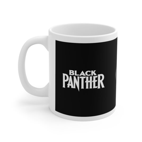 Black Panther Marvel Avengers Super Hero – White Ceramic Mug Cup 11 oz Gift - Image 3