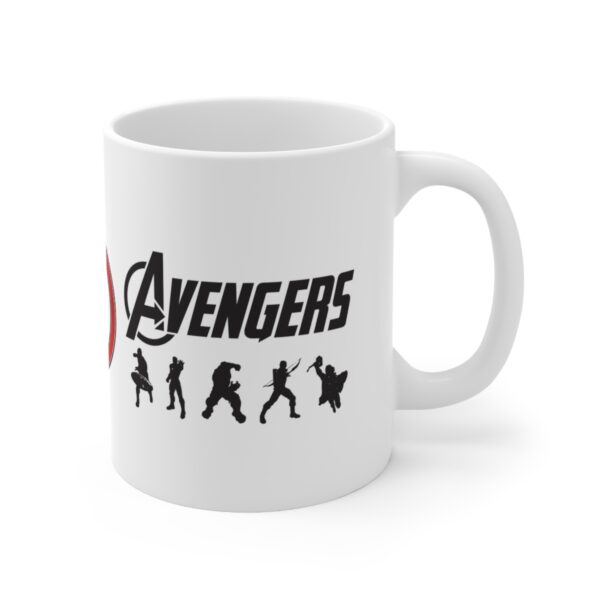 Marvel Avengers Super Hero – White Ceramic Mug Cup 11 oz Gift