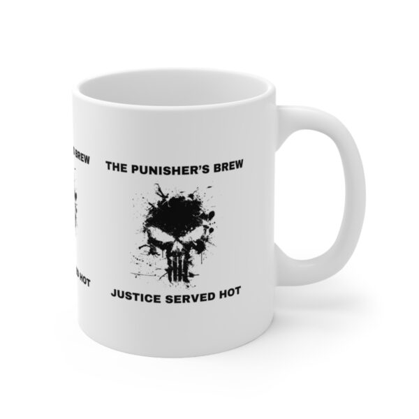 The Punisher Super Hero Mug – White Ceramic Mug Cup 11 oz Gift