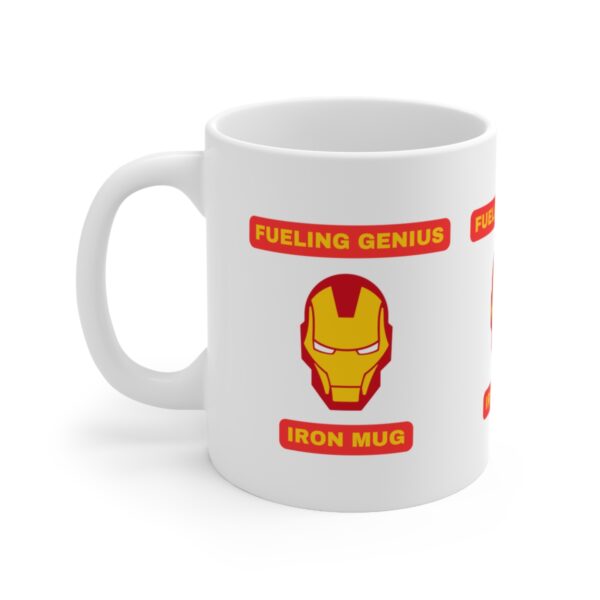 Iron Man Avengers Super Hero Mug – White Ceramic Mug Cup 11 oz Gift - Image 3