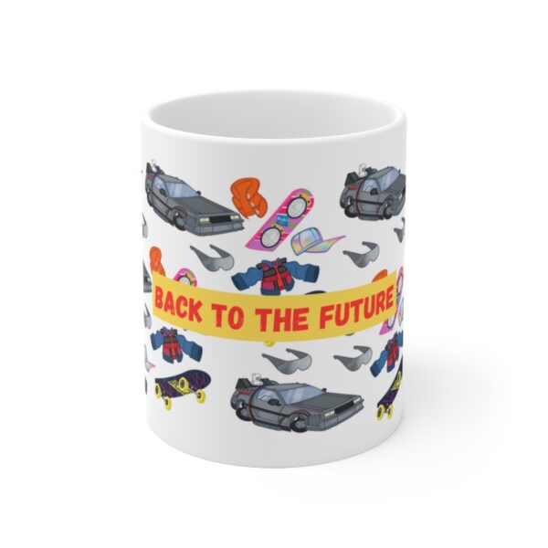 Back to the Future Mug – White Ceramic Mug Cup 11 oz Gift