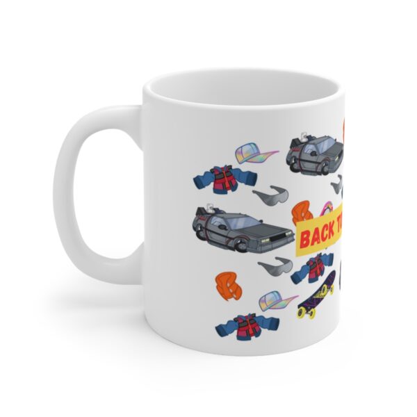 Back to the Future Mug – White Ceramic Mug Cup 11 oz Gift - Image 2