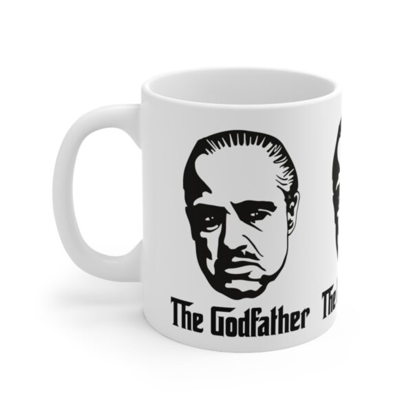 The Godfather Mug – White Ceramic Mug Cup 11 oz Gift - Image 2