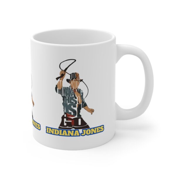 Indiana Jones - Raiders of the Lost Arc – White Ceramic Mug Cup 11 oz Gift