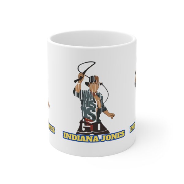 Indiana Jones - Raiders of the Lost Arc – White Ceramic Mug Cup 11 oz Gift - Image 2