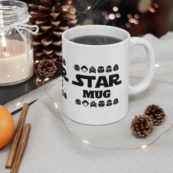 Star Wars Mug – White Ceramic Mug Cup 11 oz Gift - Image 4