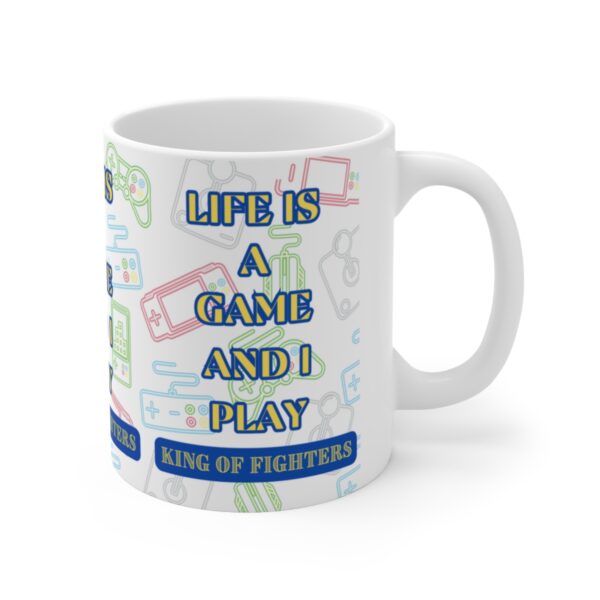 King of Fighters Game Mug – White Ceramic Mug Cup 11 oz Gift