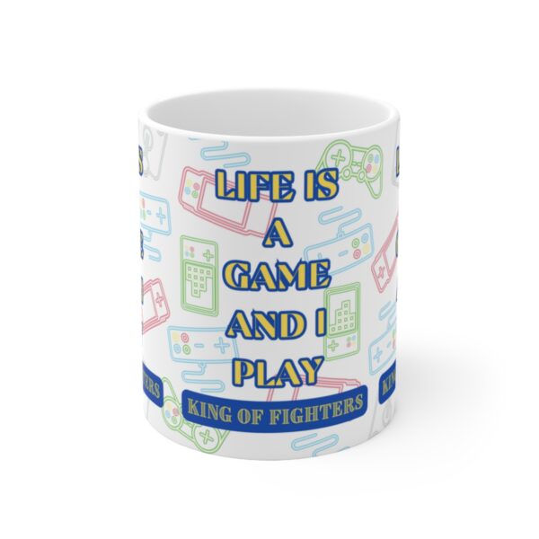 King of Fighters Game Mug – White Ceramic Mug Cup 11 oz Gift - Image 2