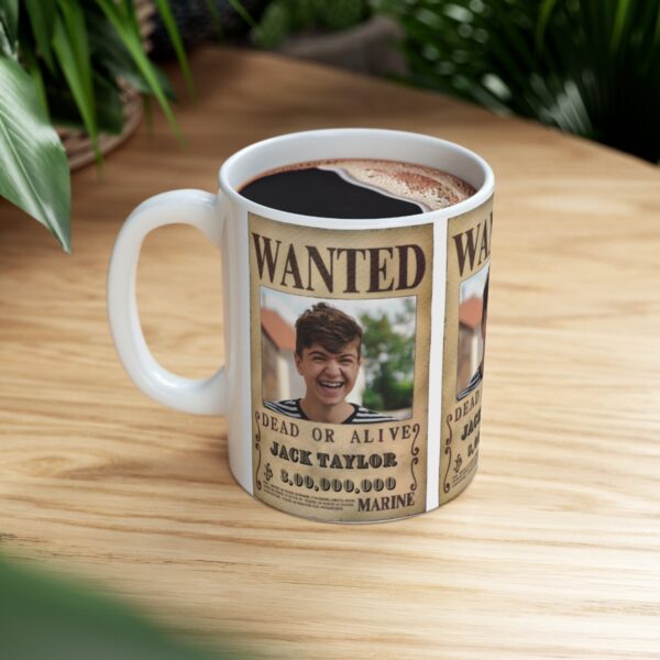 Custom One Piece Wanted Poster – White Ceramic Mug Cup 11 oz Gift - Image 11