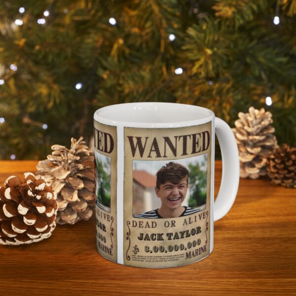 Custom One Piece Wanted Poster – White Ceramic Mug Cup 11 oz Gift - Image 12