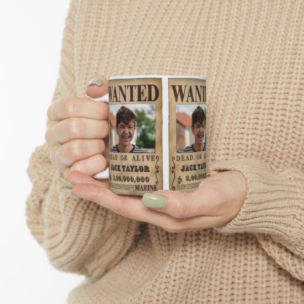 Custom One Piece Wanted Poster – White Ceramic Mug Cup 11 oz Gift - Image 13