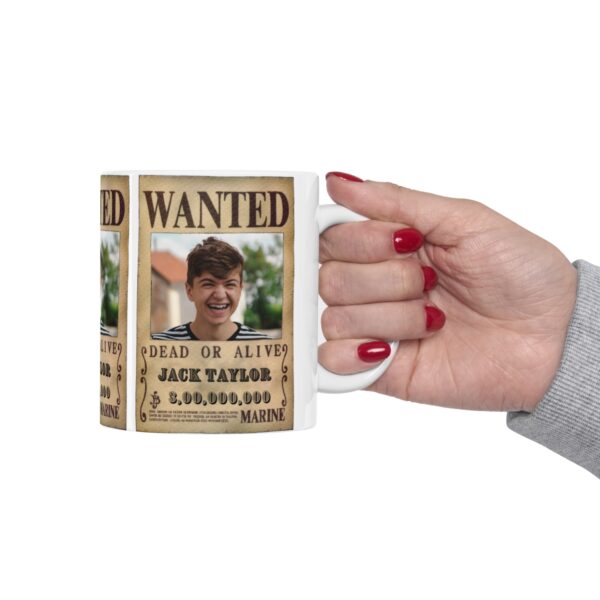 Custom One Piece Wanted Poster – White Ceramic Mug Cup 11 oz Gift - Image 15