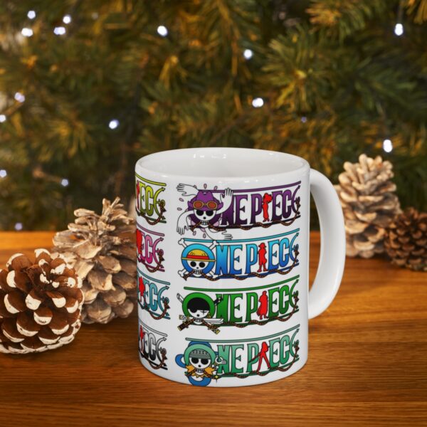 One Piece Figures Mug – White Ceramic Mug Cup 11 oz Gift for Comic Fans - Image 9