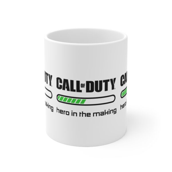 Call of Duty Mobile Game Mug - Hero in the Making – White Ceramic Mug Cup 11 oz Gift - Image 2