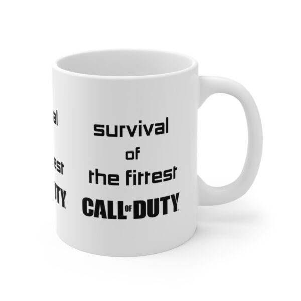 Call of Duty Mobile Game Mug - Survival of the Fittest – White Ceramic Mug Cup 11 oz Gift