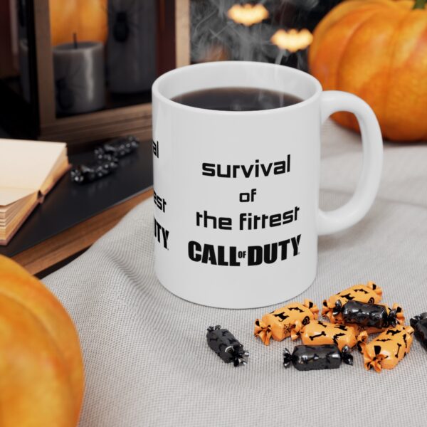 Call of Duty Mobile Game Mug - Survival of the Fittest – White Ceramic Mug Cup 11 oz Gift - Image 6