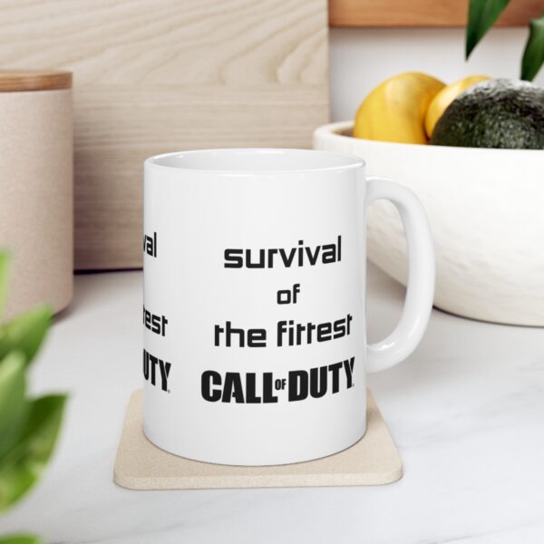 Call of Duty Mobile Game Mug - Survival of the Fittest – White Ceramic Mug Cup 11 oz Gift - Image 7