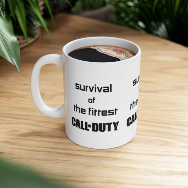 Call of Duty Mobile Game Mug - Survival of the Fittest – White Ceramic Mug Cup 11 oz Gift - Image 8