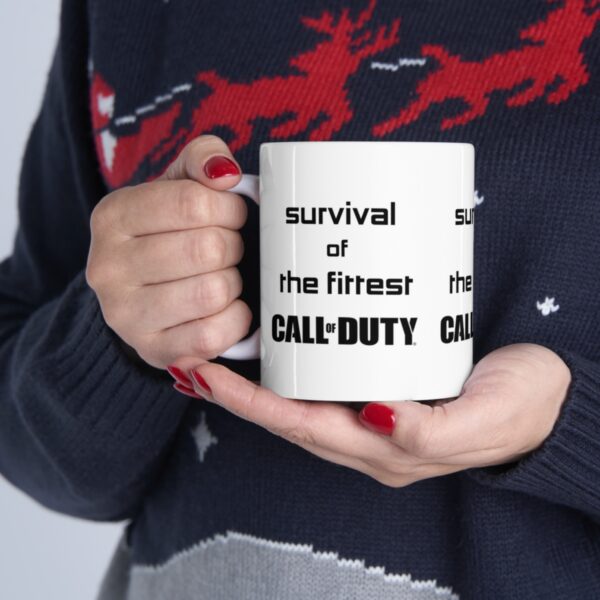 Call of Duty Mobile Game Mug - Survival of the Fittest – White Ceramic Mug Cup 11 oz Gift - Image 11