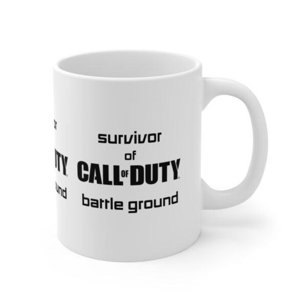 Call of Duty Mobile Game Mug - Survivor of Call of Duty – White Ceramic Mug Cup 11 oz Gift