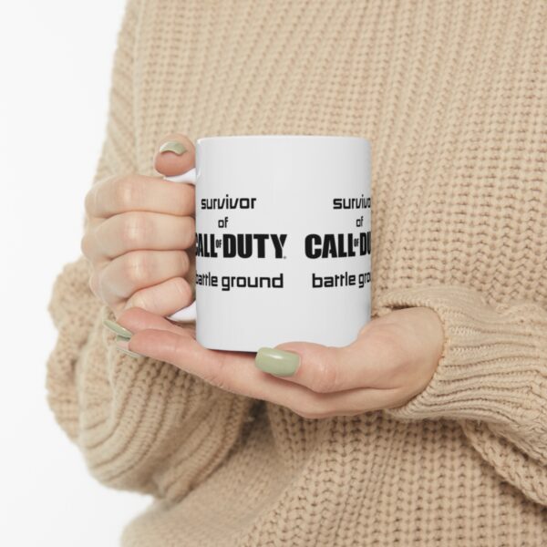 Call of Duty Mobile Game Mug - Survivor of Call of Duty – White Ceramic Mug Cup 11 oz Gift - Image 10