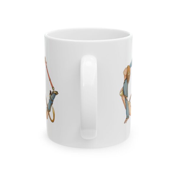 Name Alphabet Q Hentai Coffee Mug Cup – White Ceramic Mug Cup 11 oz Gift for Comic Fans - Image 3