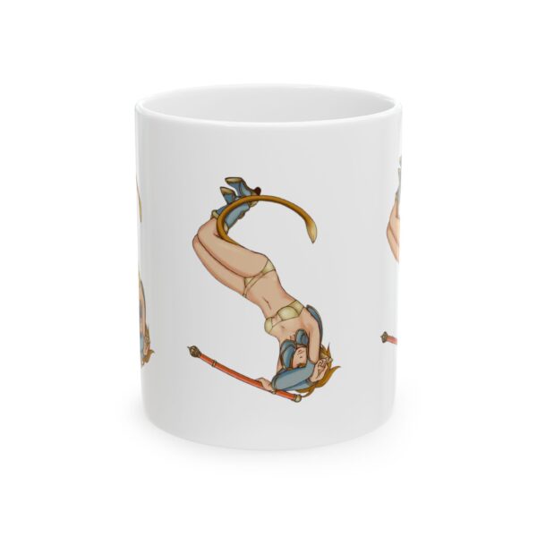 Name Alphabet S Hentai Coffee Mug Cup – White Ceramic Mug Cup 11 oz Gift for Comic Fans - Image 2