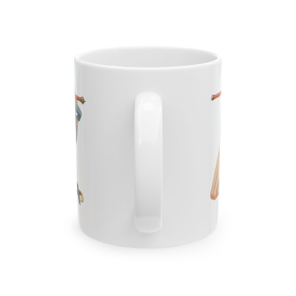 Name Alphabet Z Hentai Coffee Mug Cup – White Ceramic Mug Cup 11 oz Gift for Comic Fans - Image 3