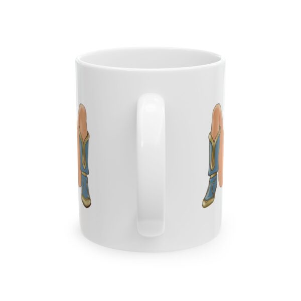 Name Alphabet M Hentai Coffee Mug Cup – White Ceramic Mug Cup 11 oz Gift for Comic Fans - Image 3