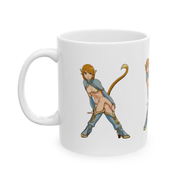 Name Alphabet X Hentai Coffee Mug Cup – White Ceramic Mug Cup 11 oz Gift for Comic Fans - Image 4