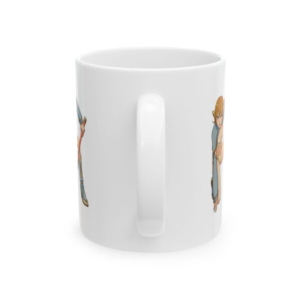 Name Alphabet R Hentai Coffee Mug Cup – White Ceramic Mug Cup 11 oz Gift for Comic Fans - Image 3