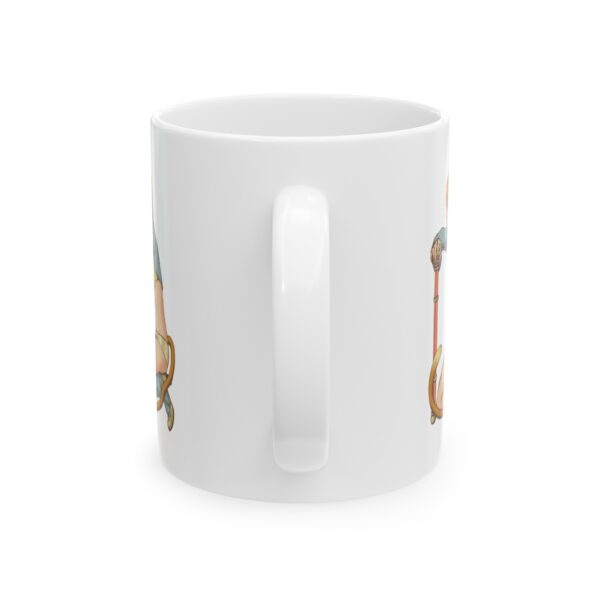 Name Alphabet D Hentai Coffee Mug Cup – White Ceramic Mug Cup 11 oz Gift for Comic Fans - Image 3