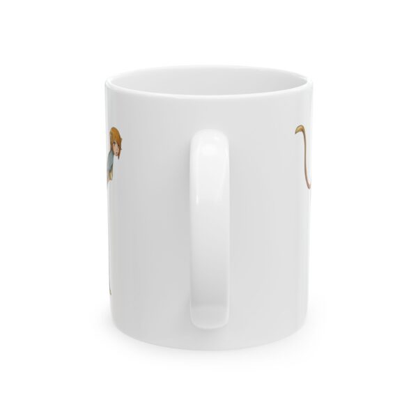 Name Alphabet Y Hentai Coffee Mug Cup – White Ceramic Mug Cup 11 oz Gift for Comic Fans - Image 3