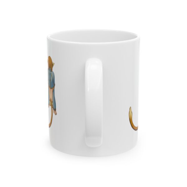 Name Alphabet J Hentai Coffee Mug Cup – White Ceramic Mug Cup 11 oz Gift for Comic Fans - Image 3