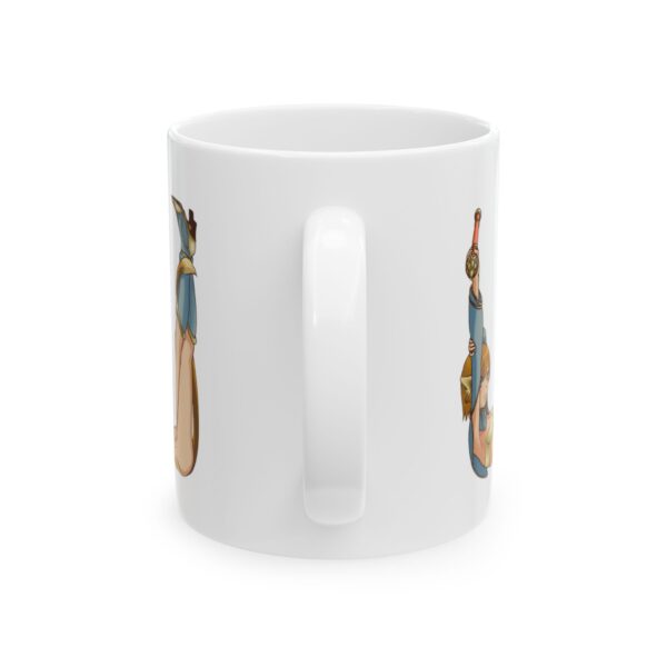 Name Alphabet U Hentai Coffee Mug Cup – White Ceramic Mug Cup 11 oz Gift for Comic Fans - Image 3