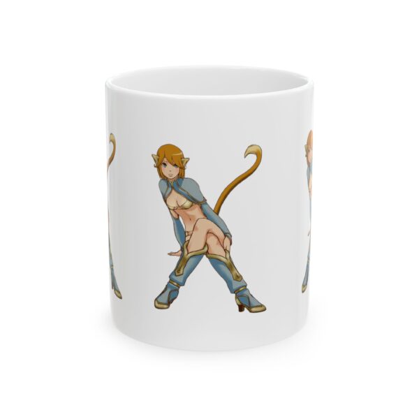 Name Alphabet X Hentai Coffee Mug Cup – White Ceramic Mug Cup 11 oz Gift for Comic Fans - Image 2