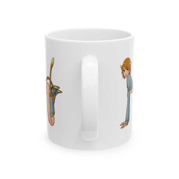 Name Alphabet G Hentai Coffee Mug Cup – White Ceramic Mug Cup 11 oz Gift for Comic Fans - Image 3