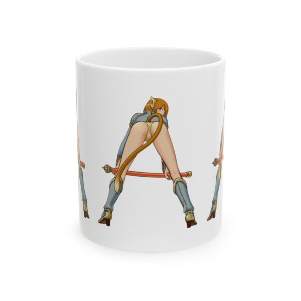 Name Alphabet A Hentai Coffee Mug Cup – White Ceramic Mug Cup 11 oz Gift for Comic Fans - Image 2