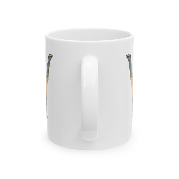 Name Alphabet V Hentai Coffee Mug Cup – White Ceramic Mug Cup 11 oz Gift for Comic Fans - Image 3