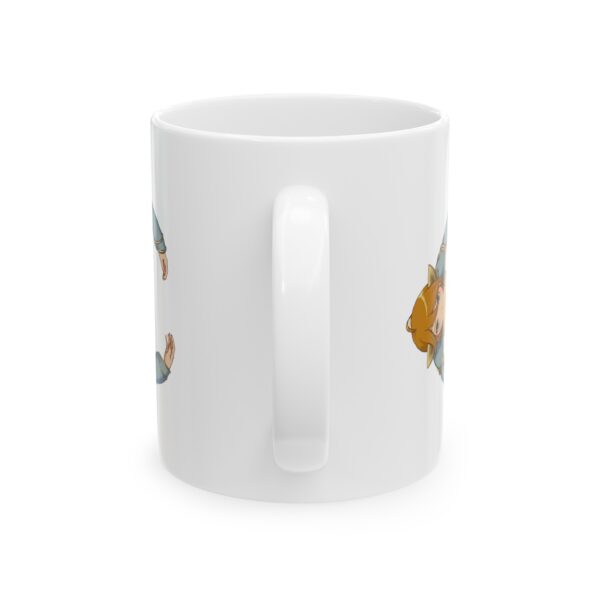 Name Alphabet C Hentai Coffee Mug Cup – White Ceramic Mug Cup 11 oz Gift for Comic Fans - Image 3