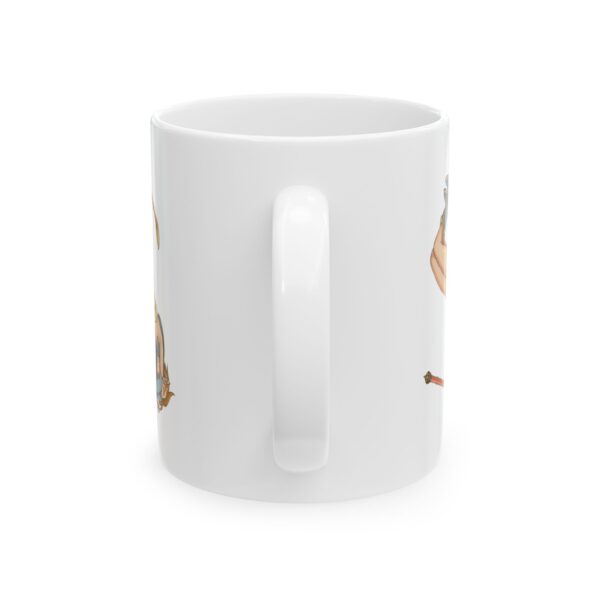 Name Alphabet S Hentai Coffee Mug Cup – White Ceramic Mug Cup 11 oz Gift for Comic Fans - Image 3