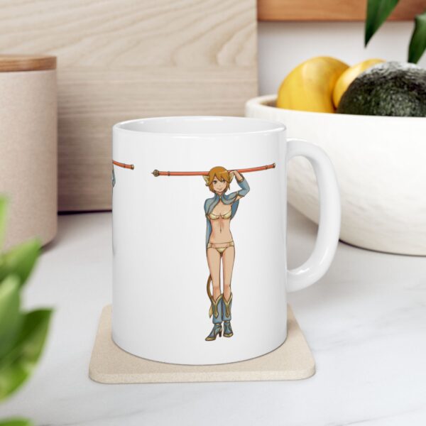 Name Alphabet T Hentai Coffee Mug Cup – White Ceramic Mug Cup 11 oz Gift for Comic Fans - Image 8