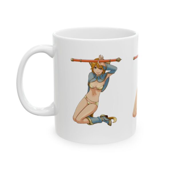 Name Alphabet Z Hentai Coffee Mug Cup – White Ceramic Mug Cup 11 oz Gift for Comic Fans - Image 4