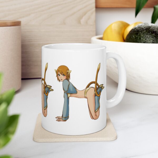 Name Alphabet G Hentai Coffee Mug Cup – White Ceramic Mug Cup 11 oz Gift for Comic Fans - Image 8