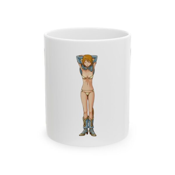 Name Alphabet I Hentai Coffee Mug Cup – White Ceramic Mug Cup 11 oz Gift for Comic Fans - Image 2