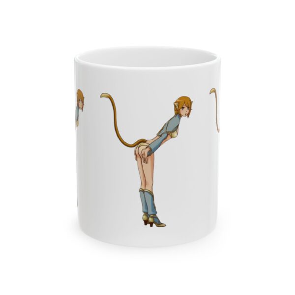 Name Alphabet Y Hentai Coffee Mug Cup – White Ceramic Mug Cup 11 oz Gift for Comic Fans - Image 2