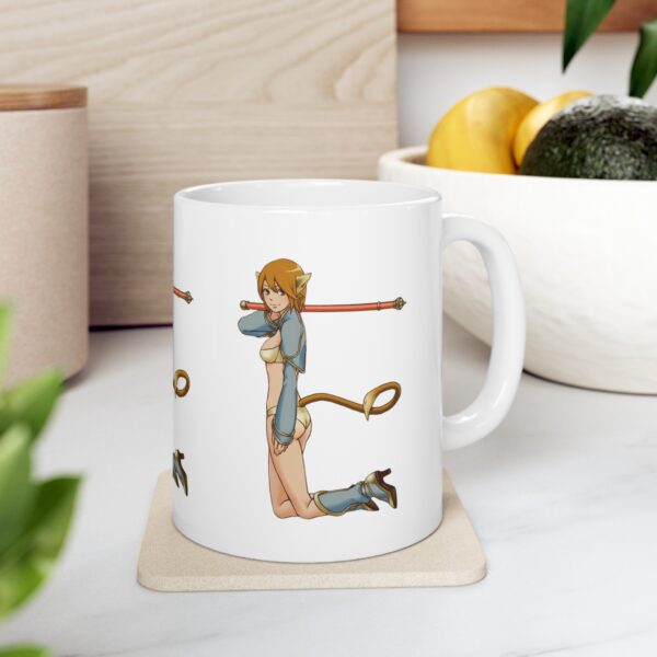 Name Alphabet E Hentai Coffee Mug Cup – White Ceramic Mug Cup 11 oz Gift for Comic Fans - Image 8